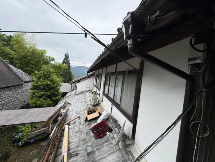 雨樋施工の画像