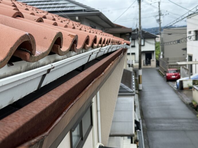 雨樋劣化のお写真