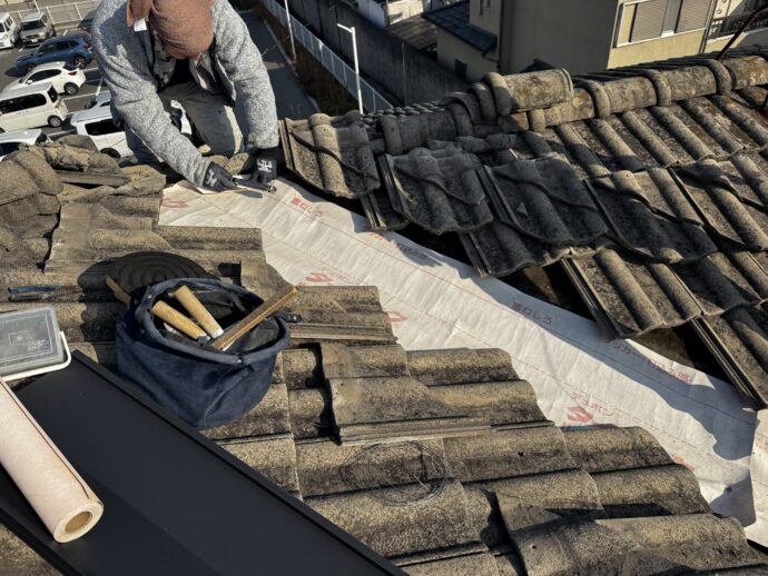 雨漏り修理に画像