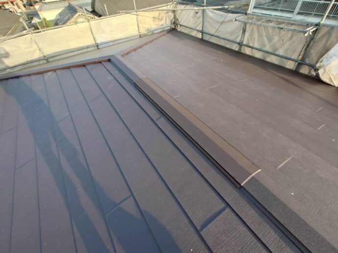 屋根カバー工事施工事例
