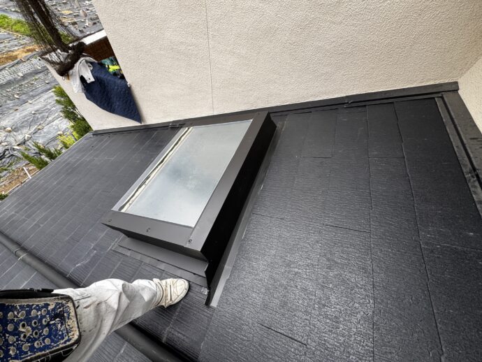 天窓からの雨漏り修理の画像