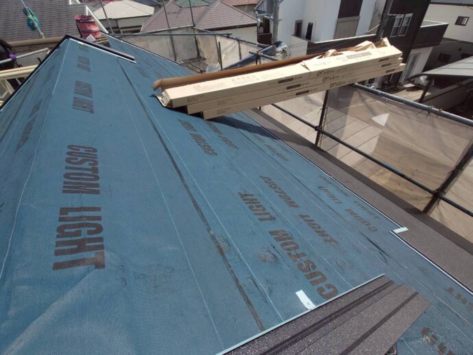 スーパーガルテクト施工の画像