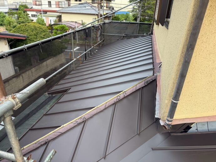 奈良県香芝市で屋根工事の画像