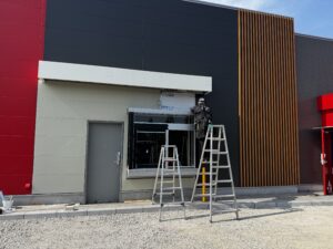マクドナルド外壁工事